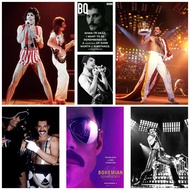 Classic Rock Band Queen Poster Famous Pop Star Singer Pictures White Paper Music Posters and Prints 