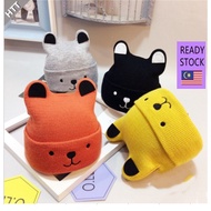 GLCF💖2-24 Month💖BABY HAT, BABY CAP, TOPI BABY,  TOPI BUDAK, TOPI KANAK,Newborn Hat,Polar Bear Baby h