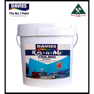 ❧✚DAVIES Waterbased CEILING Paint (Smooth Flat White)