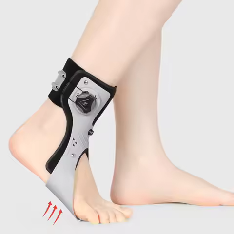 Ankle Joint Foot Orthosis Foot Drop Support Brace Weightlight Easy Wearing Adjustable Tightness Impr