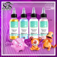 Acrylic Paint 60ml IRO Paint Solvent Based Airbrush Pre-thinned Paint Pearl Series DIY Pokemon Color