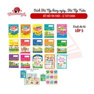 TRI Daily Workbooks, Weekly Exercises, Math Tests - Vietnamese Grade 5, Knowledge Connection - Optio