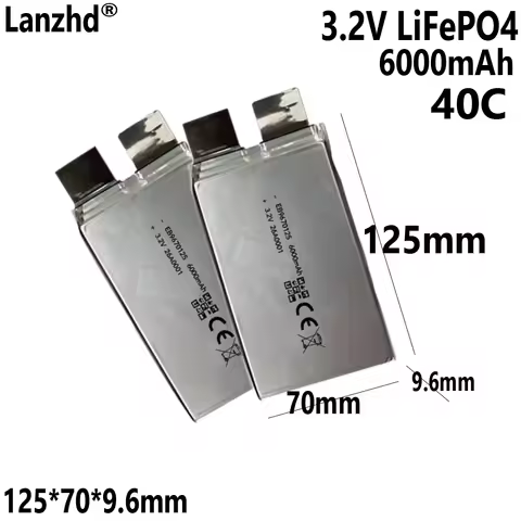1-12pcs 3.2V Lifepo4 battery 40C 80C DIY starting power supply model airplane Batteries RV Boat Cell