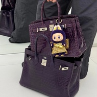 H Home Platinum 25cm Gallon Purple hermes Platinum birkin Bag hermes Inner Seam Rare Leather 25cm Pl
