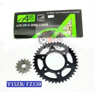 Y15ZR y15 428 SPROCKET SPOKET CHAIN SET AJI ORING CHAIN