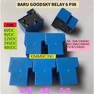 GU-SH-106D 109D 112D 124D 148D BARU GOODSKY RELAY 6-PIN 30A