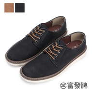 Fufa Shoes [Fufa Brand] Commuter Men's Casual Brand Leather Office Lace-Up Bag Boys' Flat