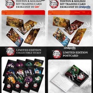 Demon Slayer Kimetsu No Yaiba Infinity Castle Mini Poster A5 Trading Card Set Postcard Set Collectib