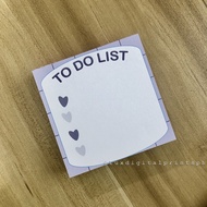 MP007 cute pastel checkered memo paper note/note reminder/planner to do list /checklist pad/notepad