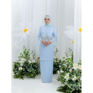 Set Baju Nikah [ Baby Blue ] VEIL/CROWN/SHAWL