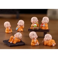 7pcs mini Buddha model amulet