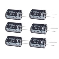 4700uF 50V 22X30 +/-20% -40 to +105°C 5PCS Aluminum Electrolytic Capacitor,4700 MFD,50V Capacitor,47