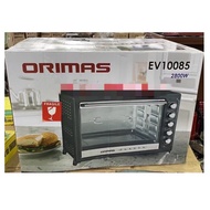 ORIMAS OVEN 100L EV10085 ELECTRIC OVEN CONVECTION BAKING CAKE BISCUIT ROTISSERIE HEAVY DUTY DOUGH FL