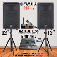 Paket Sound Speaker Aktif Yamaha Dbr12 Mixer Ashley Mdx12 Mic Eternity