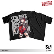 COD / BAYAR DITEMPAT KAOS PRINTING KARTUN ANIME BANG DREAM RAN MITAKE 2