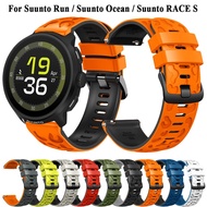 22mm Silicone Straps For Suunto RACE / RACE S Watch Strap For Suunto Run / Ocean / Vertical Bracelet