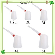 SIMPLESHOP Spout Container Oiler, with Pouring Plastic Oil Measuring Jug, Durable 1.2/2/3/4/5 Litre 
