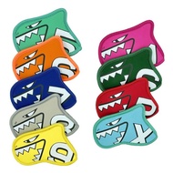 9pcs Set Colorful Shark Iron Cover Golf Iron Cover Protective Cover Diving Material Golf Iron Head C