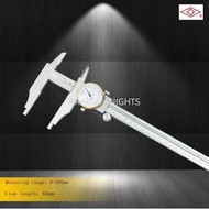 Caliper With Watch 0-150/0-300/0-500mm 0.01/0.02 Two-way Shockproof Jingjiang Linghuan Brand High Pr
