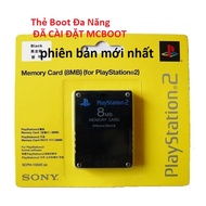 Save Card PS2 Has McBoot 8mb - Playstions Card 2 Pre-installed Boot - V1.966 Free McBoot Memory Card