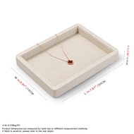 Oirlv ถาดออแกไนเซอร์จัดเก็บแสดงเครื่องประดับทำจากหนัง PU พร้อมฝาปิด P110กล่องบรรจุเครื่องประดับหลายแ