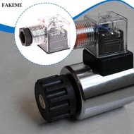 FAKEME Solenoid Valve Plug 24V Device Solenoid Valve Connector Waterproof Universal Transparent Sole