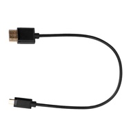 Sprcsg HD Multimedia Interface to Micro Cable A D Two Way Transmission 2.0 10.2Gbps 4K 2K 60HZ 0.3m/