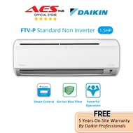 Daikin Air Conditioner 1.5HP Non Inverter R32 Gas Aircon Penghawa Dingin 1.5HP Aircond Murah 冷气机 FTV35PB