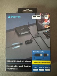 PORTTA - USB-A/C To RJ45 2.5G Ethernet Adapter / 網卡 / N3ADCG