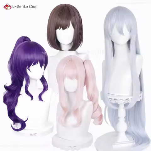 High Quality Anime Shinonome Ena Akiyama Mizuki Yoisaki Kanade Asahina Mafuyu Cosplay Wigs Heat Resi