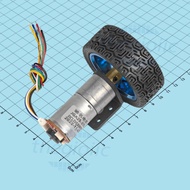 Bộ Động Cơ Giảm Tốc GA25-370 12VDC Encoder Gắn Bánh Xe Trục 4mm 130rpm