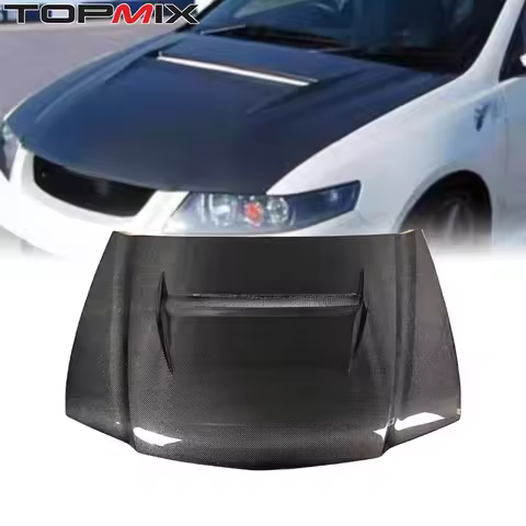 For Honda 2003-2007 Accord Euro R CL7 Type-S CL9 Performance Vented Carbon Fiber Engine Hood
