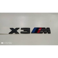 [READY STOCK ] BMW X3 M Emblem Logo Matt Black | BMW XM3 Emblem Logo Matt Black