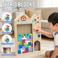 Kids 4-6+ Boys Girls Puzzle Educational Game Building Blocks Tetris Blocks for 3D Assembly