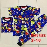 Pyjamas Ben 10 sz 1-5y (Tag 2-10)