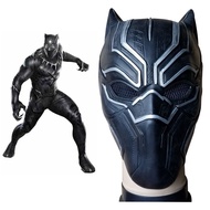 Black Panther Mask Adult Natural Latex Hood Head Cover Cosplay Halloween