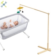 Wood Floor Standing Crib Mobile Arm 153.5cm Height Movable Baby Mobile Holder for Hanging Toys SHOPC