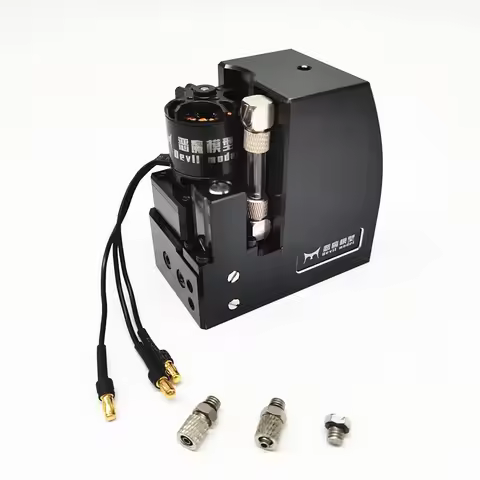 HUINA 580 Excavator Hydraulic Pump DIY Upgrade Hydraulic Pump Integrated B580 Oil Tank