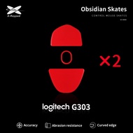 Xraypad Obsidian Skates for Logitech G303 Shroud Edition Wireless