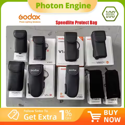 Godox Original Flash Light Case Speedlite Protect Bag Pouch For Godox Mini V350 TT350 TT520II TT600 