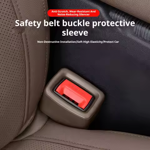 For BYD Tang EV600 Han EV Yuan PLUS ATTO 3 Song Pro MAX DMI Car Safety Belt Buckle Holder Silicone C