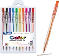 BAZIC 10 Retractable Color Pen