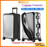 20 - 28 Inches Thicken Luggage Protector Waterproof Luggage Protector Clear Pvc + Stretch Cloth