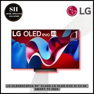 LG OLED65C4PUA 65 "kelas LG OLED EVO AI C4 4K SMART TV 2024 3 tahun waranti