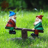 Crafts Birthday Gift Outdoor Dwarf Decoration Cross-Border Seesaw Supplier Garden Resin Ornament RNF