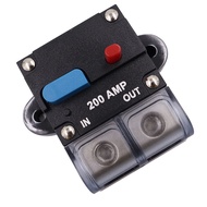 New 50A-300A Fuse Holders Inverter Circuit Breaker Car Audio Solar Energy Inline Circuit Breaker Fus