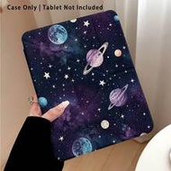 1pc Planet, Moon, Star Pattern Tablet Protective Case With Stand, Compatible With Honor 8/9/10/X8/X8