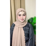 Elastic band shawl sulam pinless | material cey ironless