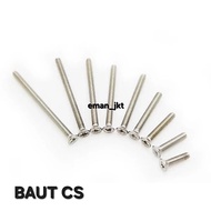 REP 15510 COUNTERSINK BOLT FLAT PALA BOLT CONTAINING 10 PCS Skru Skru Stainless Steel Skru Besi
