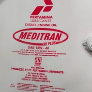 MESIN MEDITRAN SX PLUS 209 Liter SAE 15W-40 DRUM OIL Pertamina industrial diesel engine oil